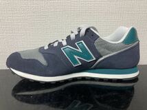 新品25cm ニューバランス newbalanceレディーススニーカーML373OE2ネイビー緑グリーンWL373好きにも_画像6