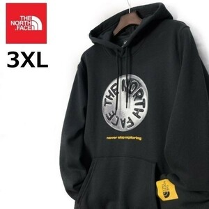 1円～!売切!【正規新品】THE NORTH FACE◆BRAND PROUD HOODIE パーカー スウェット グラフィック ボックスロゴ US限定(3XL)黒 181130-33