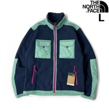 1円～!売切!【正規新品】THE NORTH FACE◆ROYAL ARCH FULL-ZIP JACKET フリース ボア キルティング US限定 肉厚 防寒(L)緑 紺 181024-85_画像2