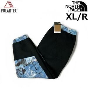 1円～!売切!【正規新品】THE NORTH FACE◆PRINTED DENALI PANTS デナリ フリースパンツ US限定 肉厚 アウトドア(XL/R)青 黒 190110-65