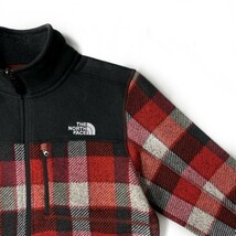 1円～!売切!【正規新品】THE NORTH FACE◆PRINTED LEO SWEATER フリース ジップアップジャケット US限定 日本未発売 厚手(XXL)赤 181024-55_画像4