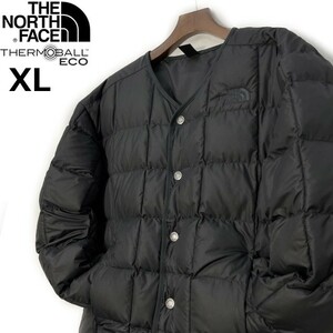 1円～!売切!【正規新品】THE NORTH FACE◆LHOTSE REVERSIBLE 中綿ジャケット ダウン US限定 キルティング リバーシブル(XL)黒 190122-130