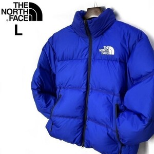 1円～!売切!【正規新品】THE NORTH FACE◆REMASTERED NUPTSE JACKET ダウンジャケット ヌプシ US 防寒 2022-23AW 入手困難(L)青 190122-250