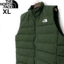 1円～!売切!【正規新品】THE NORTH FACE◆ACONCAGUA 3 VEST ダウンベスト アコンカグア US限定 軽量 撥水 アウトドア(XL)緑 190122-80_画像1