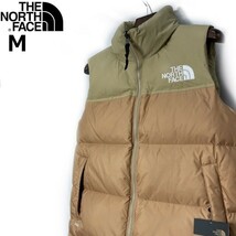 1円～!売切!【正規新品】THE NORTH FACE◆W 1996 RETRO NUPTSE VEST ダウンベスト ヌプシ US限定 最新 パッカブル(M)ベージュ 190122-115_画像1