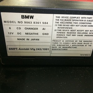 BMW 純正CDチェンジャー ６連奏 マガジン付 作動未確認品 90638361584の画像6
