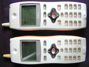 【美品】沖電気工業 OKI 事業所コードレス電話機「UM7588」2台セット