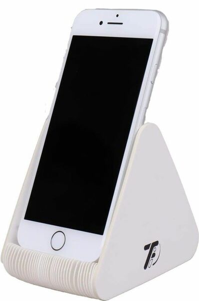 タツフト 紙製スマホスタンド(大, ホワイト) TFi-0102W スマホ・タブレット 各機種対応