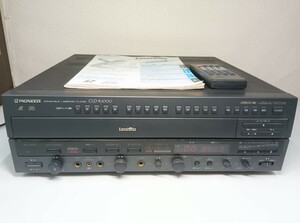 【一円スタート】 Pioneer パイオニア レーザーディスクプレーヤー　CLD-K1000 説明書　リモコン付き