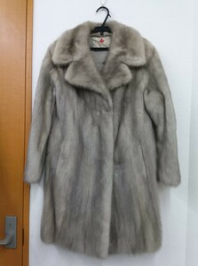 【一円スタート】 毛皮 コート　niagara fur made in canada 着丈 81 身幅 41 肩幅 43 袖丈 54 ネーム無し