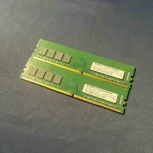 SanMax 32GB 2Rx8 PC4-3200AA-UB2-12 メモリ 2枚セット 現状品