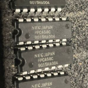 NEC オペアンプ μPC458C 4個セット