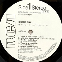 LP　プロモ白ラベル　Bucks Fizz/Same/RCA RPL-8084_画像5