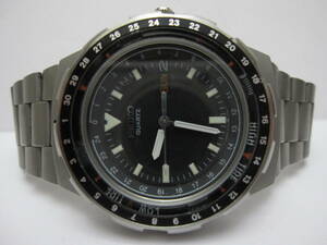 【YT-TC24-1】SEIKO/セイコー 8123-7250 フィッシングマスター 3針デイデイトQZ 黒文字盤 稼働品