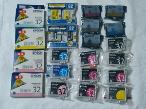 EPSONインクカートリッジ 32 純正品・互換品 21個