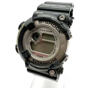 ■CASIO カシオ G-SHOCK DW-8200 FROGMAN 2代目 フロッグマン ブラック 黒 黄色 イエロー 現状品 ジャンク品扱い