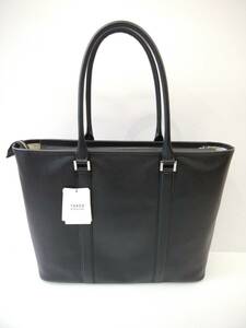 #[ unused ]TAKEO KIKUCHI Takeo Kikuchi briefcase cow leather business bag commuting black black 