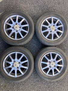 【中古】ホイール：FOUR FORCE 01 13×4.00B +42 4H 100 タイヤ：NEXTRY155/65R13 