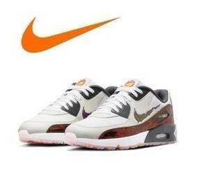 正規品★NIKE ナイキ★AIR MAX 90G ナイキエアマックス 90 G NRGゴルフシューズ★27cm【FB5038-160】ホワイト白【本物保証】専用箱付き