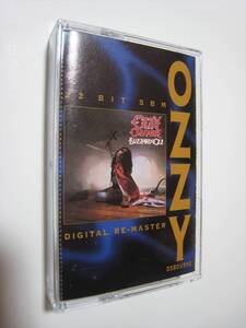 【カセットテープ】 OZZY OSBOURNE / BLIZZARD OF OZZ US版 オジー・オズボーン ブリザード・オブ・オズ 血塗られた英雄伝説