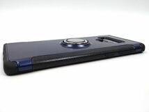 Galaxy Note 9 SC-01L SCV40 落下防止バンカーリング付き カバー 耐衝撃ケース ネイビー_画像6