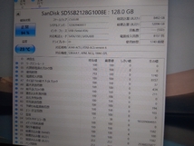 ■ SSD ■ 128GB （1740時間）　X100　SanDisk　正常判定　送料無料_画像8