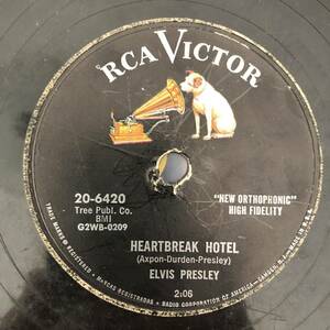 Elvis Presley / RCA Victor 20-6420 / 78rpm / Heartbreak Hotel / L vi s* Press Lee 