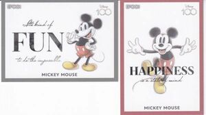 EPOCH 2023 Disney 100 プレミアムエディショントレーディングカード　レギュラー５４種コンプ　 ミッキーマウス ディスニー　エポック