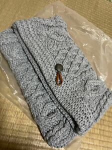 ニット　クラッチバッグ　ハンドバッグ　KNIT CLATCHBAG