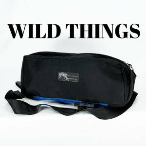 【美品】WILD THIMGS 　ワイルドシングス　ボディバッグ　　黒