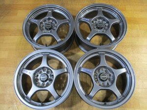 A-TECH シュナイダー ホイール 4本 5H-100/114.3 15インチ 6.5J+38 EK9 シビック タイプR DC5 インテグラ インプレッサ セリカ ラリー