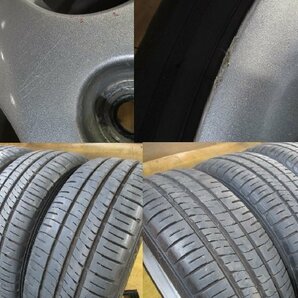 バリ山! マツダ デミオ 純正 アルミホイール タイヤ 4本 4H-100 15インチ 185/55R15 2021年 ダンロップ エナセーブ EC204 ベリーサ 流用の画像5