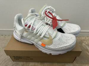 新品 Off-White × Nike Air Presto White US10 28センチ オフホワイト×ナイキ エアプレスト ホワイト ヴァージル・アブロー