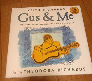 Gus and Me by Keith Richards CD付 洋書 ハードカバー