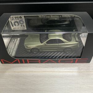 浜松カートイズミーティング2011 限定モデルignition model R34 GT-R Mスペックニュル　ミレニアムジェイド