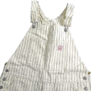 リーバイス メンズ オーバーオール Mサイズ 定価13200円 キナリ/ストライプ ヘリンボーン Levi's OVERALL ワークウェア 耐久性の画像5