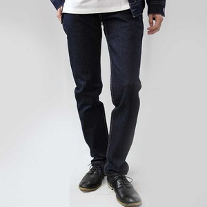 リーバイス タイプ1 502 テーパード デニムパンツ W34 定価13200円 ワンウォッシュ LEVI'S TYPE-1 ジッパーフライ ビッグE 52489-0008