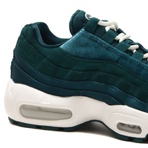 ナイキ エア マックス 95 定価18700円 28cm US11 グリーン WMNS AIR MAX 95 ベルベット サテン スニーカー_画像8