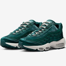 ナイキ エア マックス 95 定価18700円 28cm US11 グリーン WMNS AIR MAX 95 ベルベット サテン スニーカー_画像1