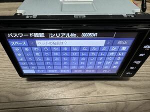 送料無料 即決 トヨタ純正 NSZT-W68T メモリーナビ セキュリティロック品 地図microSDカード 2DINワイド