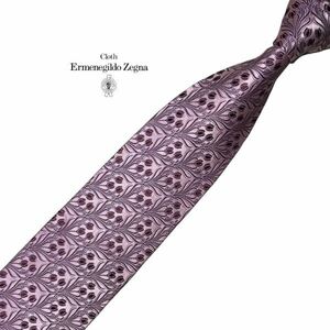 Ermenegildo Zegna 高級ネクタイ パターン柄 総柄 USED エルメネジルドゼニア メンズ服飾小物 中古 ネコポス可 t666