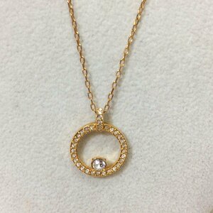 SWAROVSKI スワロフスキー ネックレス 丸型【クリックポスト可】