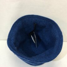 【値下げ】未使用☆MUHLBAUER ミュールバウアー ウール帽子 ハット ブルー系 レディース 57cm_画像5