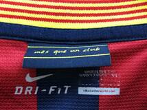 NIKE キッズ 半袖 Tシャツ FCバルセロナ 2013 2014 ユニフォーム ホーム レプリカ 155/76サイズ 150cm相当 ナイキ 24011502_画像4