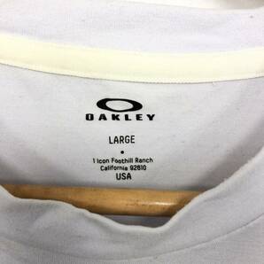 OAKLEY ロゴプリント 半袖 Tシャツ メンズ L ライトパープル オークリー 24011501の画像3