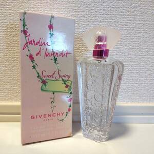 GIVENCHY ジバンシィ ジバンシー ジャルダン ダンテルディ sweet swing オーデトワレ 50ml スプレー 香水 中古品 残量多 箱付き◆19734