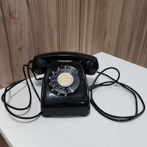  black telephone Japan electro- confidence telephone . company Showa Retro 600-A2 1967 year used operation not yet verification *20187