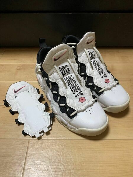 NIKE AIR MORE MONEY エアモアマネー　ホワイト　27cm