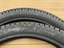 倉庫片付け品　新品在庫品　ＤＵＮＬＯＰ　ＳＮＯＷ　２・２５-１７　タイヤ　２本セット　ホンダ　スーパーカブ　Ｃ１００　スノータイヤ_画像3