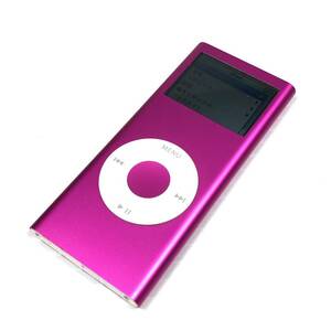 Apple iPod nano 第2世代 ピンク A1199 動作品 バッテリー劣化あり